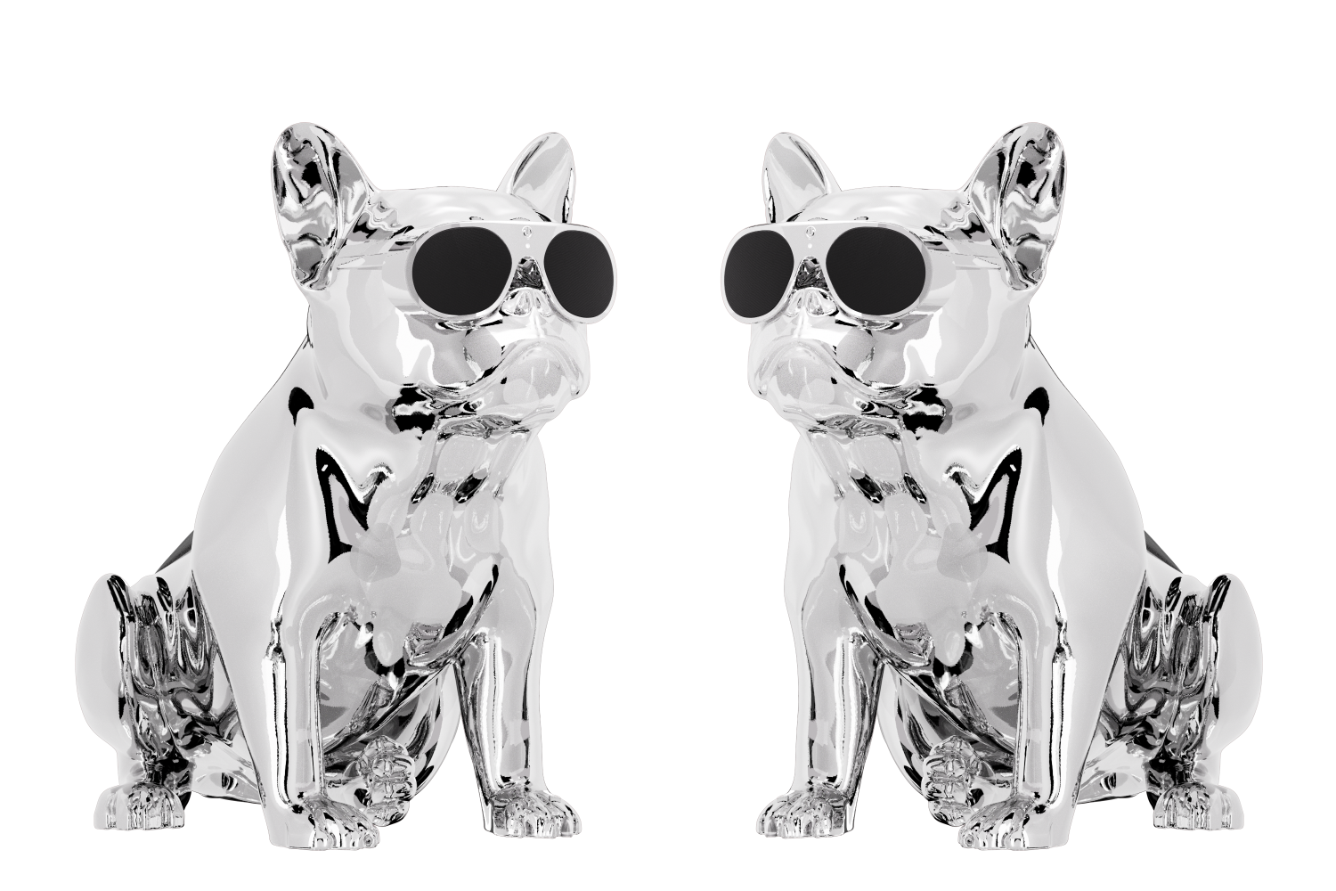 Chrome Silver Duo Set